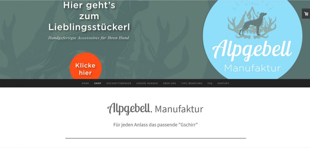 Alpgebell. Manufaktur